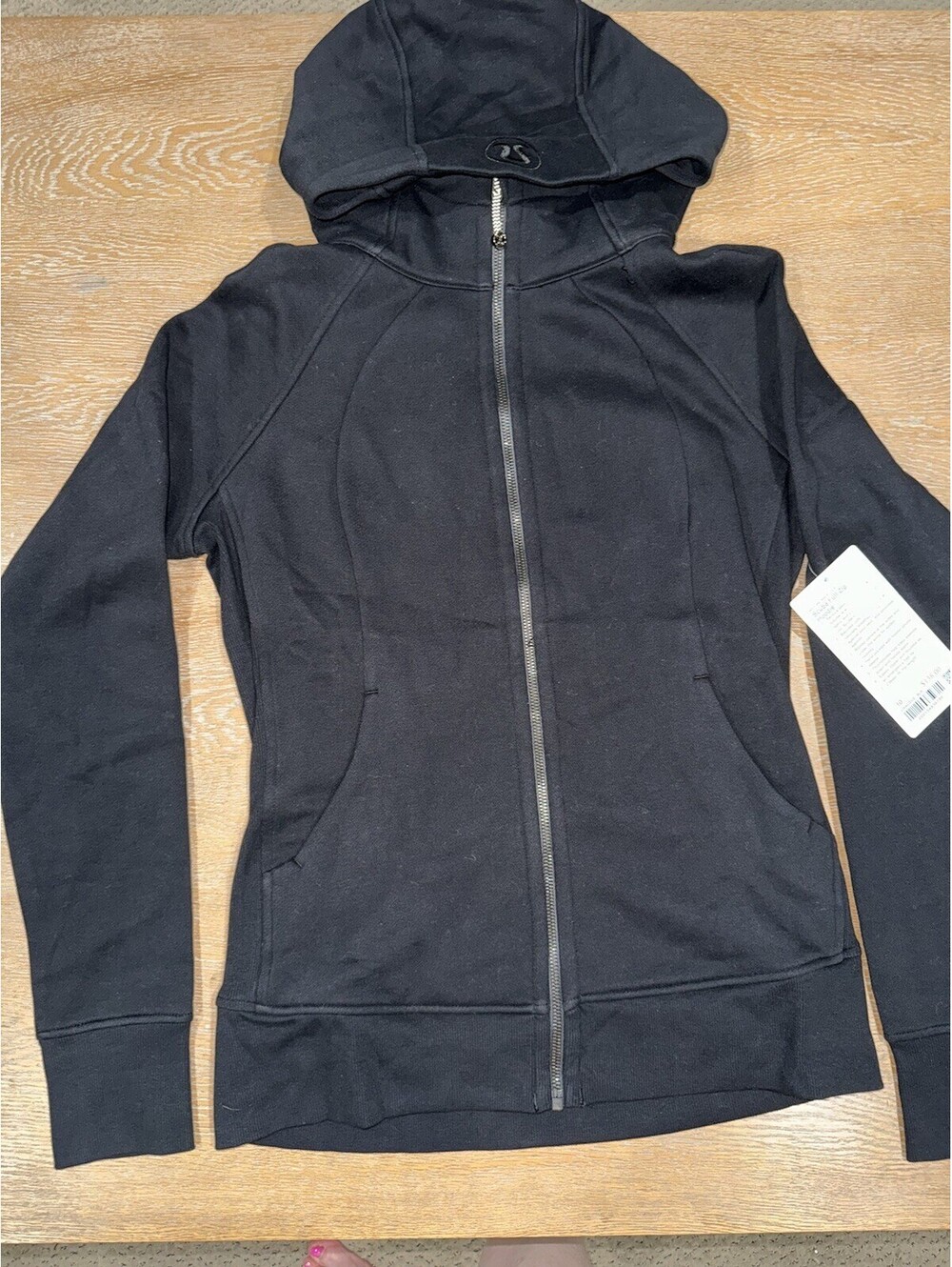 Lululemon Scuba Full-Zip Hoodie Black SIZE 10 NWT